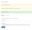 Upload Certificate Chain